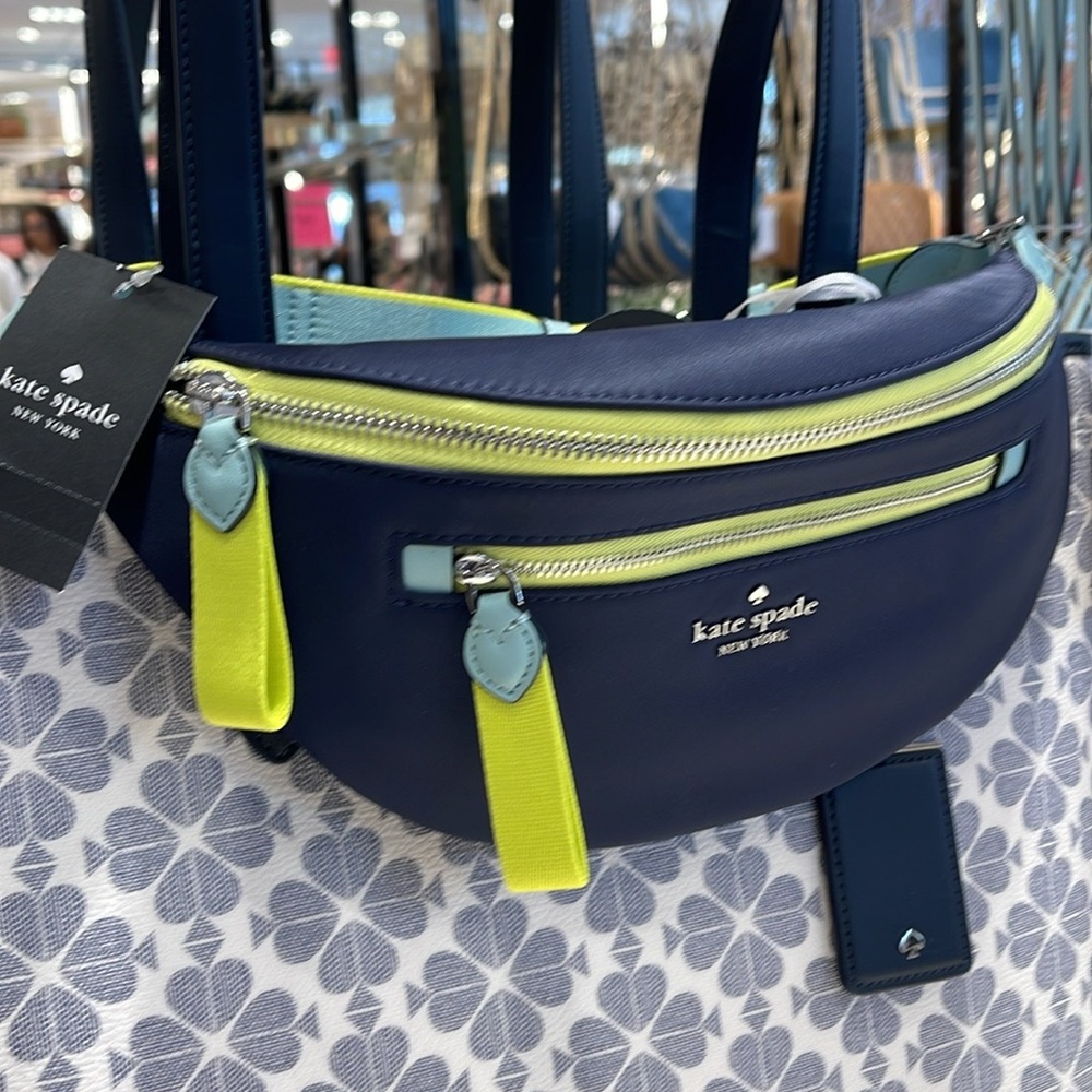 Kate Spade Chelsea Colorblock Belt Waist Bag Fanny Pack
Blazer Blue Multi
NWT - Picture 13 of 16